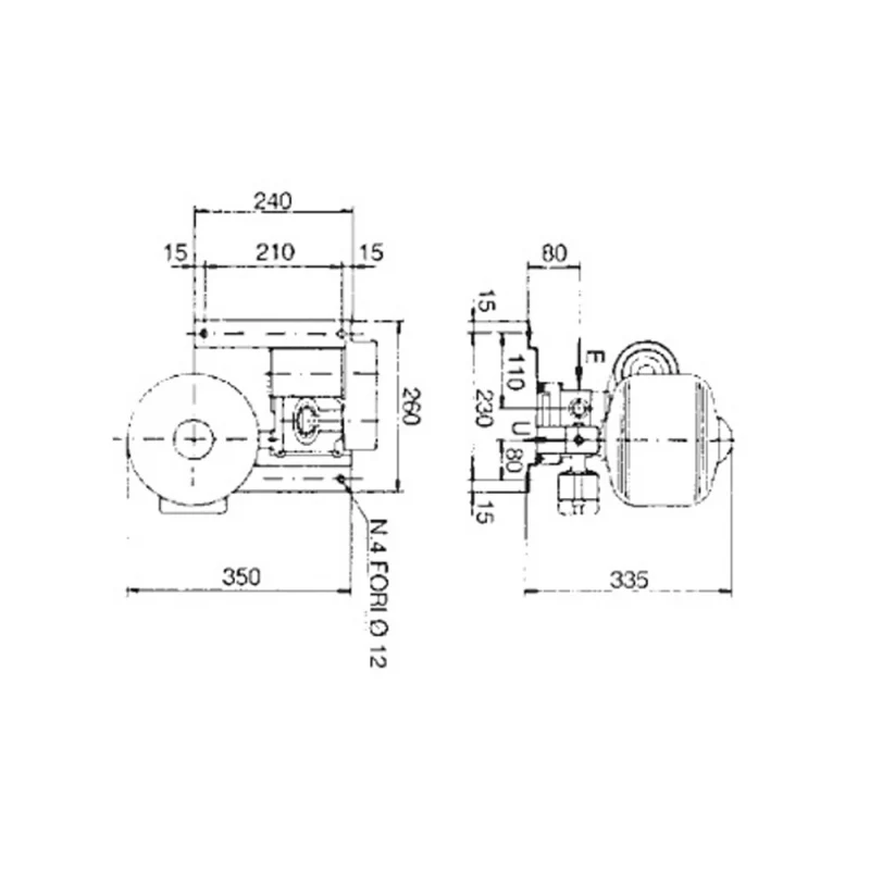 Ancor Pompa per circuiti pressuruzzati acqua Pompa Autoclave Jet 12 Volt 774 - Image 2