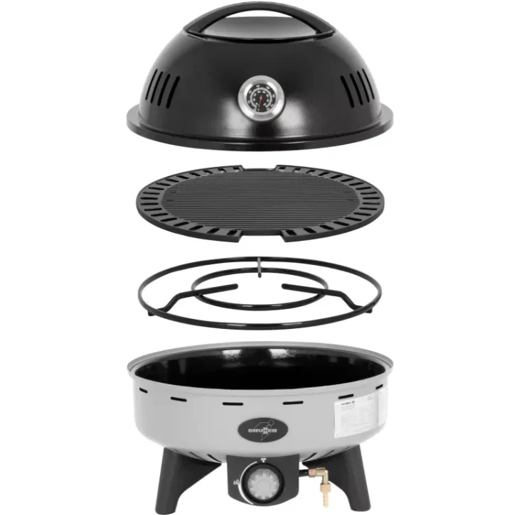 Barbecue a Gas Portatile Brunner Devil BBQruiser LT 30mbar 47 x 43 cm - Image 3