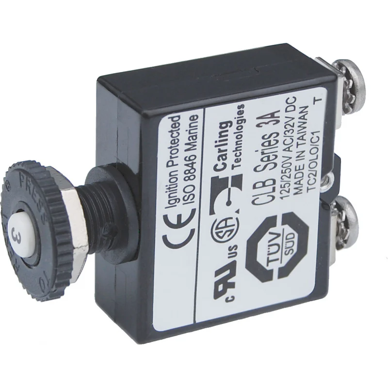 Blue Sea Magnetotermico a Pulsante 3A 2129-BSS - Image 7