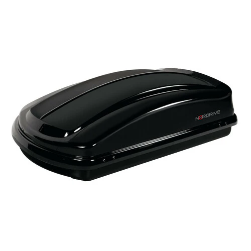 Box Tetto Auto Nordrive Box 330 - 330 Litri ABS Nero Lucido Carico 75kg N60002