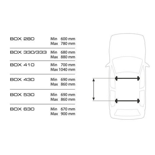 Box Tetto Auto Nordrive Box 330 - 330 Litri ABS Nero Lucido Carico 75kg N60002 - Image 2