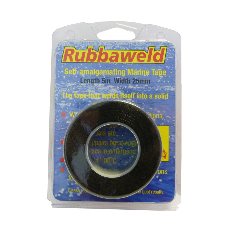 C.C. Marine Nastro Rubbaweld Bianco Mt 5 Hmm 25 Riparazione Vele RUBBAWELD WHITE 25X5