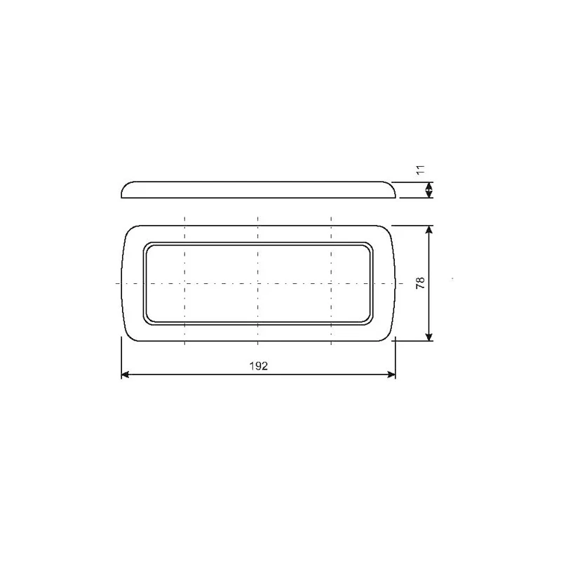 Cbe Cornice a Tre Moduli mm 198X78 270902 - Image 2