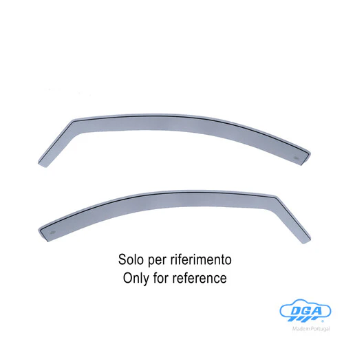 DGA Set deflettori aria anteriori ad incastro, tipo lungo - Audi Q3 (01/19>)