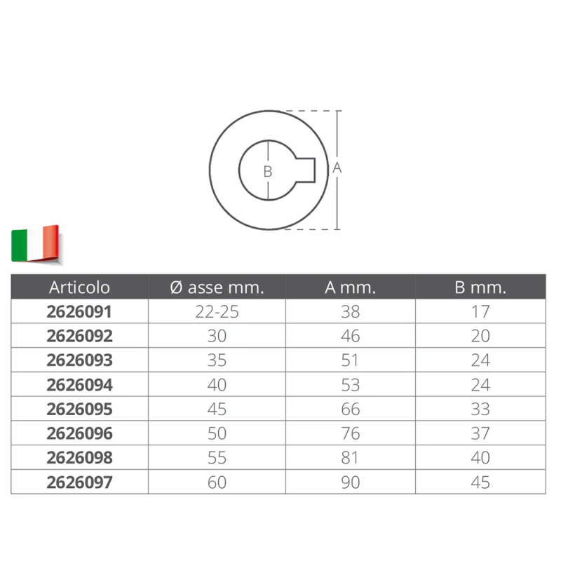 Enrico Polipodio Rondella Inox Diametro mm 25 00410R - Image 2