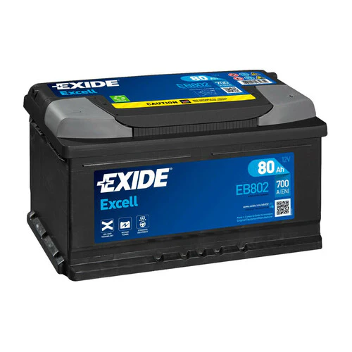 Exide Batteria 12V - Exide Excell - 80 Ah - 700 A - LB4