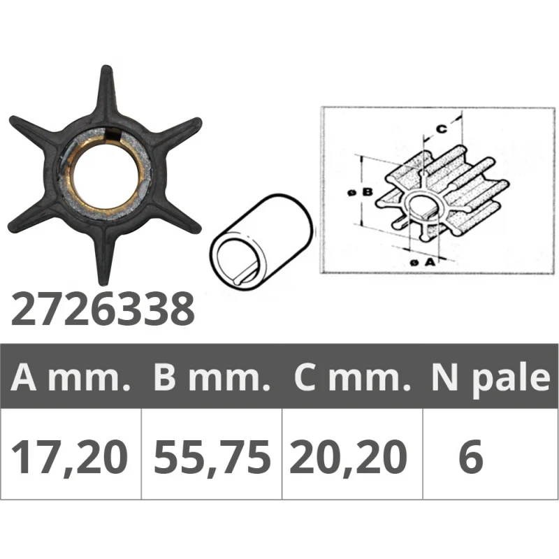 Finnord Girante Honda 4T 35, 40, 45, 50Hp 500338