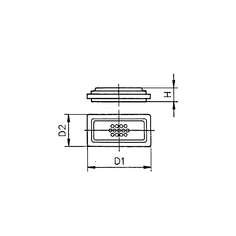 FNI Filtro Aria Volvo Riferimento Originale 3818541 A35 - Image 2