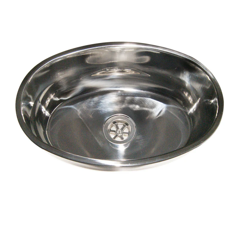 FNI Lavello Inox Ovale mm 385X265X135 1818 - Image 3