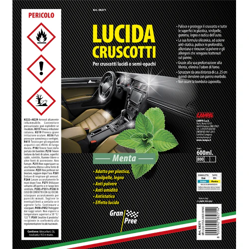 Gran Pree Gran Pree, lucida cruscotti - 600 ml - Menta - Image 2