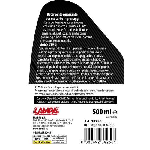 Gran Pree Gran Pree, sgrassatore motore - 500 ml - Image 2