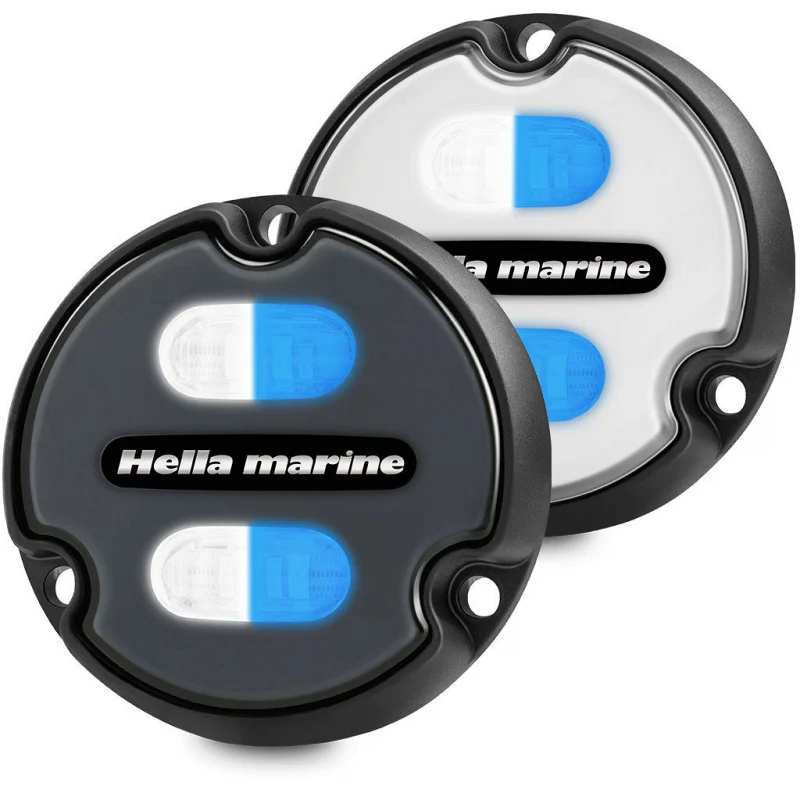 Hella Marine Faro Sub Apelo A1 Led Bianco/Blu nautica 2LT 016 145-011 - Image 3
