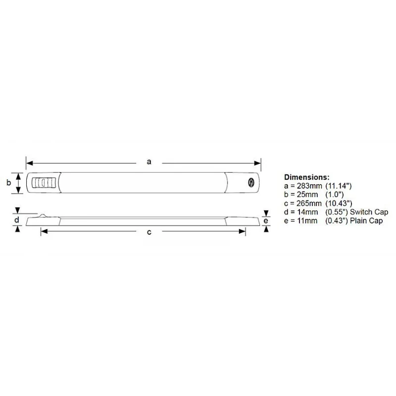 Hella Marine Strip Led Bianco/Rosso 12 Volt nautica 2JA 958 121-001 - Image 2
