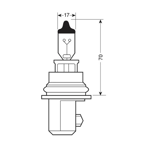 Lampa 12V Lampada alogena - HB1 9004 - 65/45W - P29t - 1 pz - Scatola 58271 - Image 2