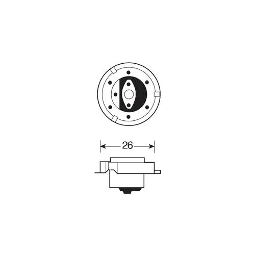 Lampa 12V Lampada alogena - S3 - 15W - P26s - 1 pz - D/Blister 91504 - Image 3