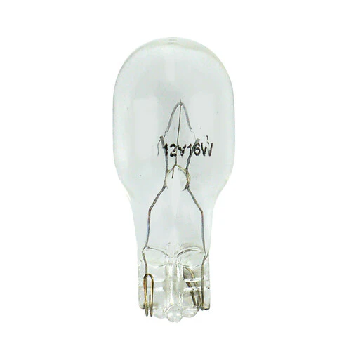 Lampa 12V Lampada con zoccolo vetro - W16W - 16W - W2,1x9,5d - 2 pz - D/Blister 58099