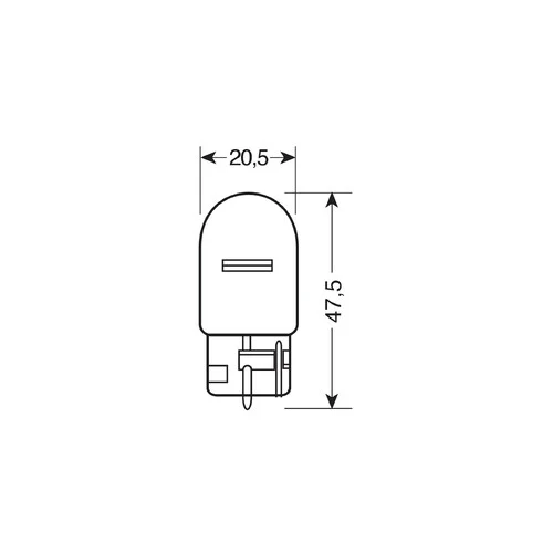 Lampa 12V Lampada con zoccolo vetro - W21W - 21W - W3x16d - 2 pz - D/Blister 58097 - Image 2