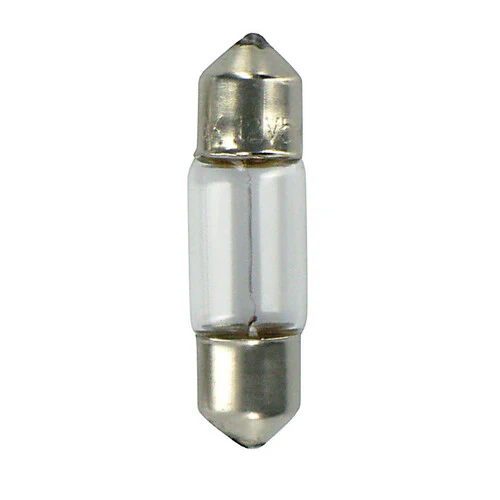 Lampa 12V Lampada siluro - 8x28 mm - 5W - SV7-8 - 2 pz - D/Blister 58130