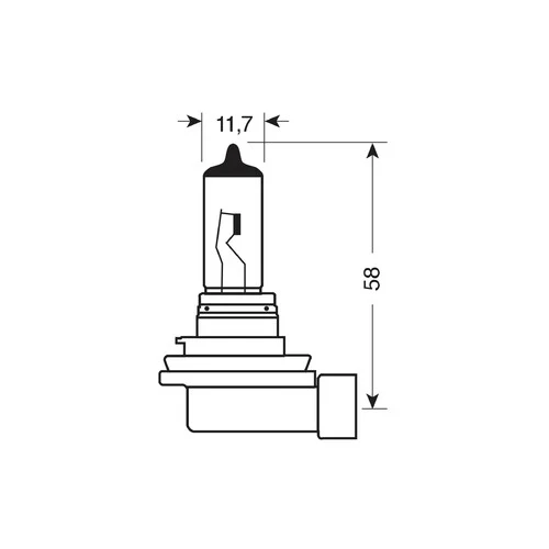 Lampa 24V Lampada alogena Pro - H11 - 70W - PGJ19-2 - 1 pz - Scatola 97505 - Image 2