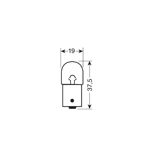 Lampa 24V Lampada sferica - R5W - 5W - BA15s - 10 pz - Scatola 98218 - Image 2