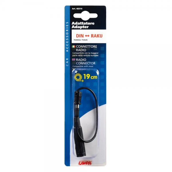 Lampa Adattatore antenna DIN femmina>RAKU - 19 cm 40314 - Image 2