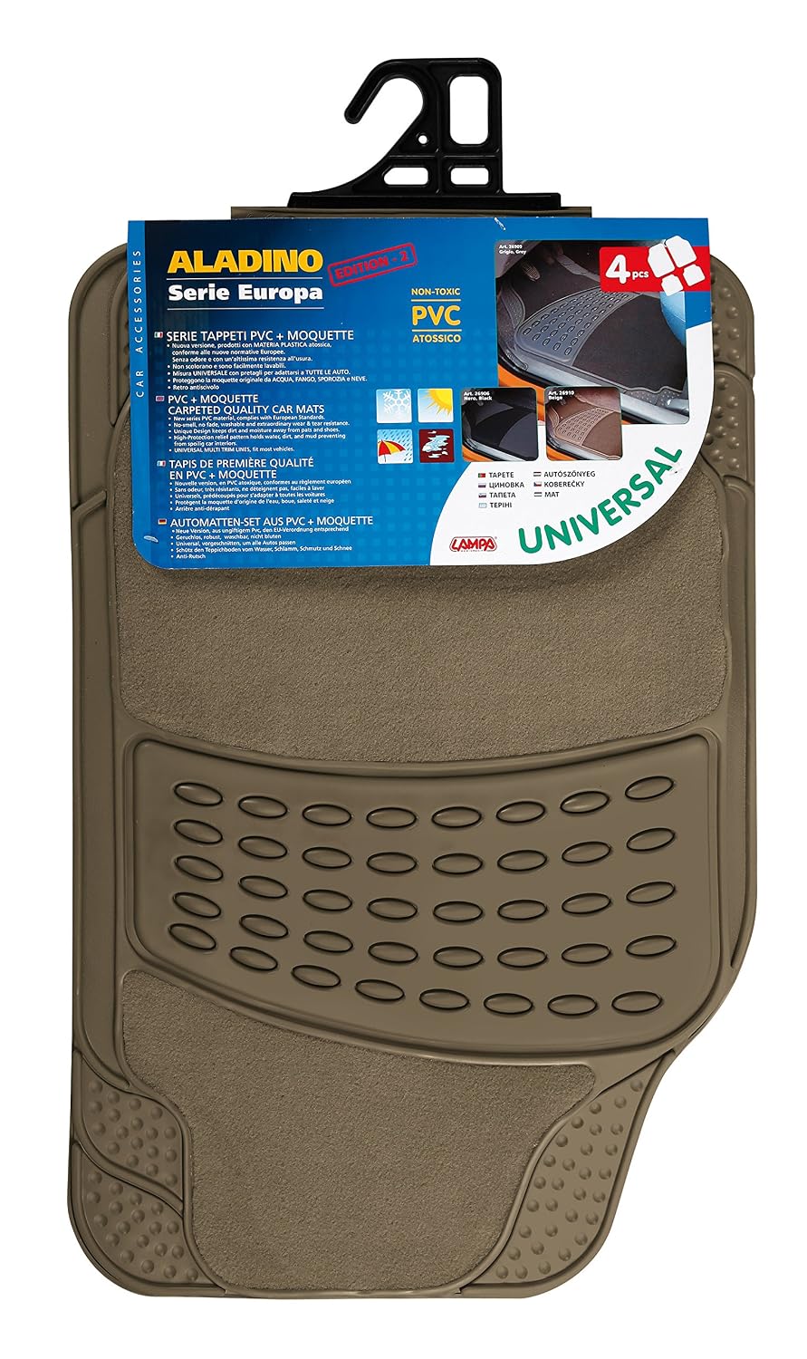 Lampa Aladino edition 2, serie tappeti universali 4 pezzi - Beige 26910 - Image 4