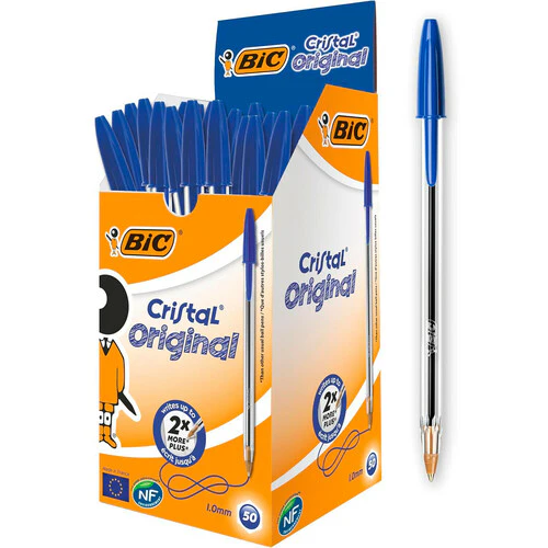 Lampa Bic Cristal Original, penne a sfera, scatola 50 pz - Blu BIC8373609 - Image 3