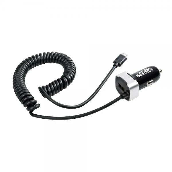 Lampa Caricabatteria Micro Usb con 1 porta Usb - Fast Charge - 2400 mA - 12/24V 38928 - Image 4