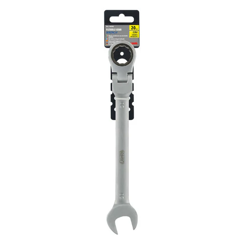 Lampa Chiave combinata con cricchetto snodato - 20 mm 59562 - Image 2