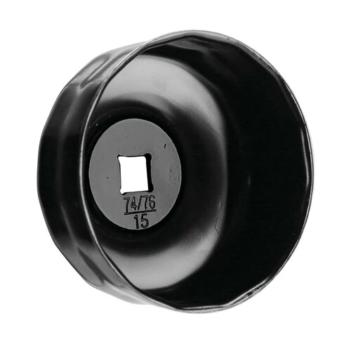 Lampa Chiave svita filtro a tazza per filtro olio per filtro 74-76 mm con 15 lati 91746 - Image 2