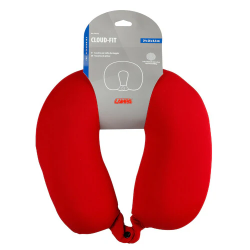 Lampa Cloud-Fit, cuscino per collo da viaggio - Rosso 54163 - Image 2