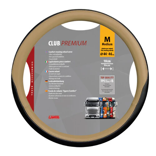 Lampa Club, coprivolante in Skeentex - M - 44/46 cm - Beige 98914
