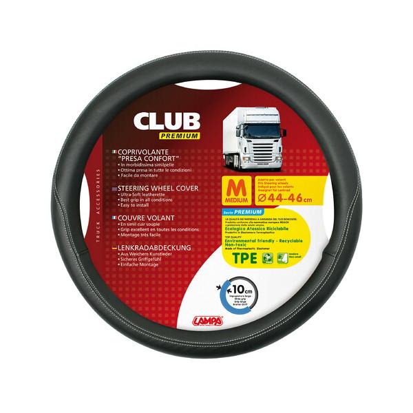 Lampa Club, coprivolante in Skeentex - M - 44/46 cm - Nero 98846