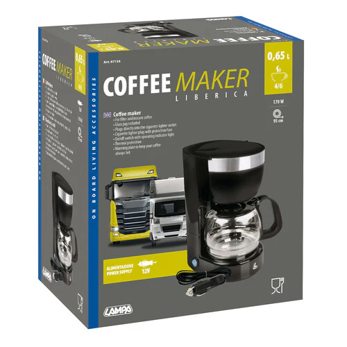 Lampa Coffee Maker Liberica, caffettiera - 12V - 170W 97134 - Image 3