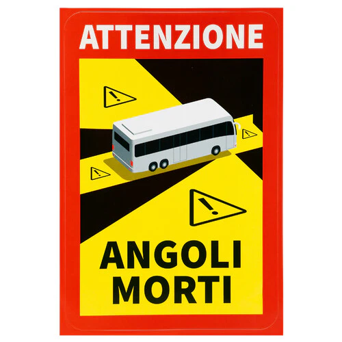 Lampa Contrassegno adesivo angoli morti, 1 pz - Autobus - ITA RA90602I - Image 2