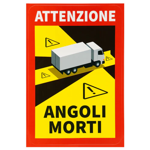 Lampa Contrassegno adesivo angoli morti, 1 pz - Camion - ITA RA90601I - Image 2