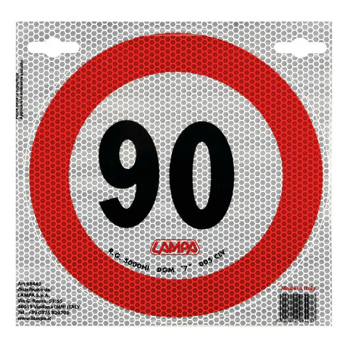 Lampa Contrassegno limite velocità - 90 Km/h 98443 - Image 2