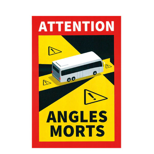 Lampa Contrassegno magnetico angoli morti, 1 pz - Autobus 66099