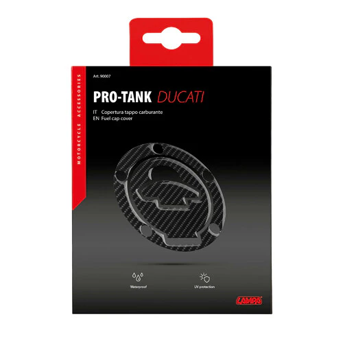 Lampa Copertura tappo carburante - Carbon - Ducati (5 fori) 90007 - Image 3