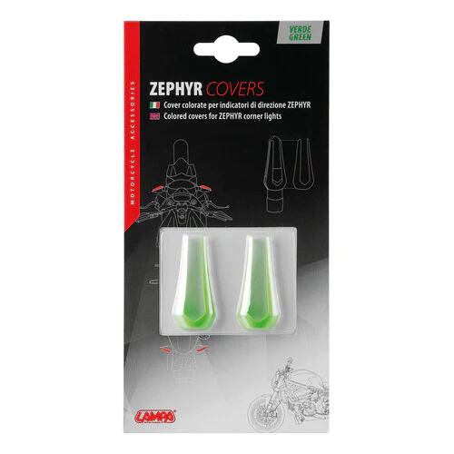 Lampa Cover colorate per indicatori di direzione Zephyr, 2 pz - Verde 90496 - Image 3