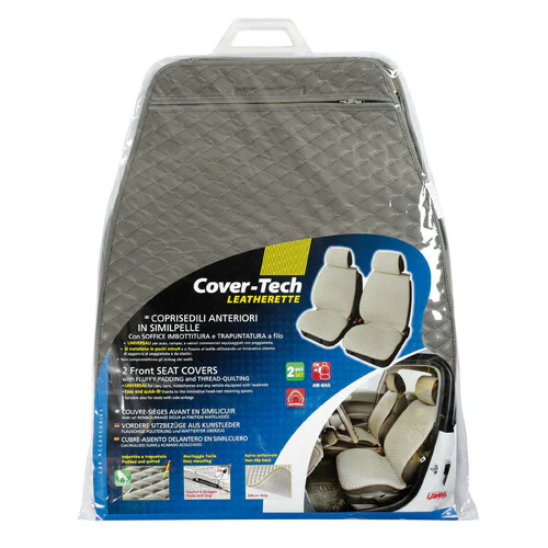 Lampa Cover-Tech, coppia coprisedili anteriori in Skeentex - Grigio scuro 54535 - Image 3