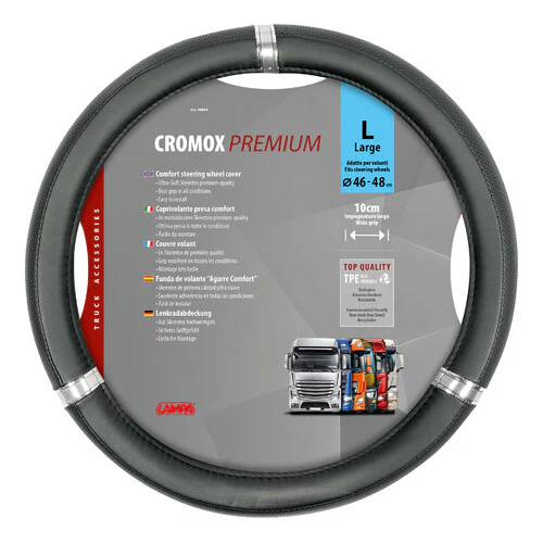 Lampa Cromox, coprivolante in Skeentex - L -  46/48 cm 98899