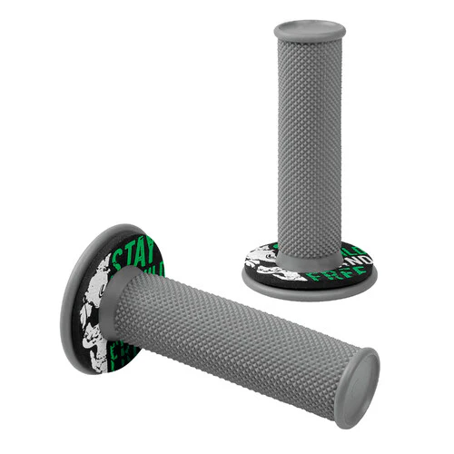 Lampa Donut Off-Road Grips, manopole universali - Grigio - Verde 90576