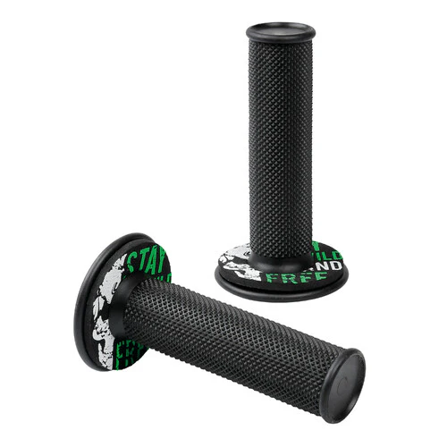 Lampa Donut Off-Road Grips, manopole universali - Nero - Verde 90572