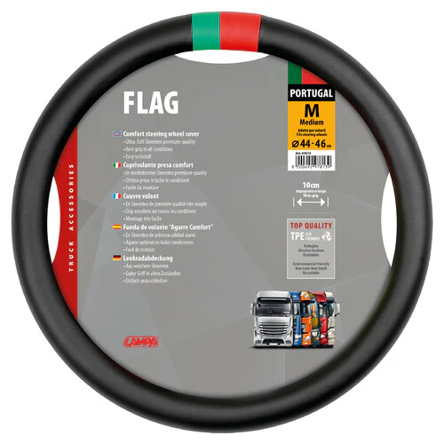 Lampa Flag Portogallo, coprivolante in Skeentex - M - diametro 44/46 cm 97813
