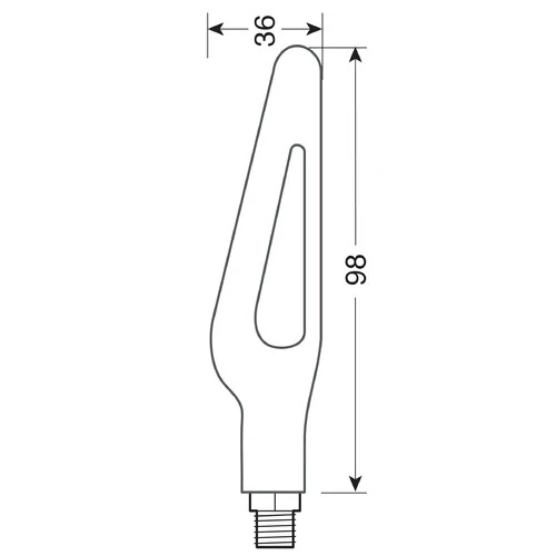 Lampa Glory SQ, indicatori di direzione a led sequenziale - 12V LED 90474 - Image 3