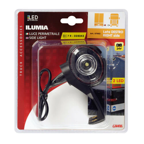 Lampa Ilumia, luce perimetrale a 2 Led, 24V - Attacco L - Destra 97903 - Image 3