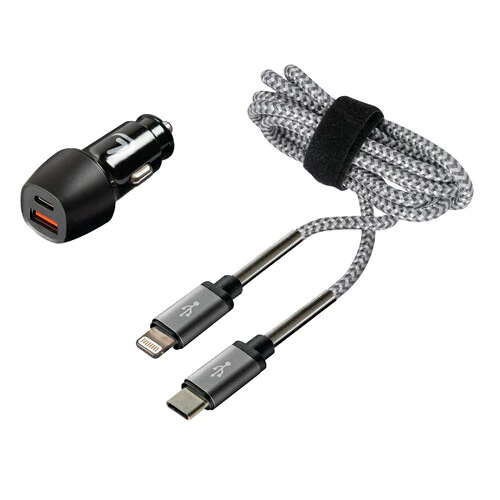 Lampa Kit 2 in 1 Lightning Pro Power Delivery Qualcomm Quick Charge 3.0 12/24V 38712