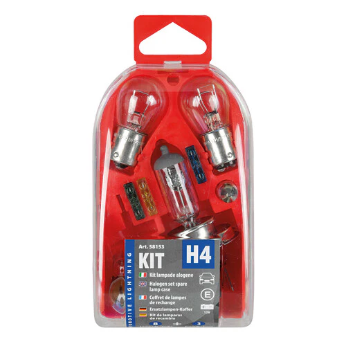 Lampa Kit lampade di ricambio 11 pz, alogena H4 - 12V 58153 - Image 2