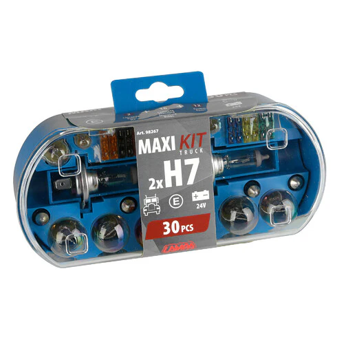 Lampa Kit lampade di ricambio 30 pz, alogena 2xH7 - 24V 98267 - Image 3